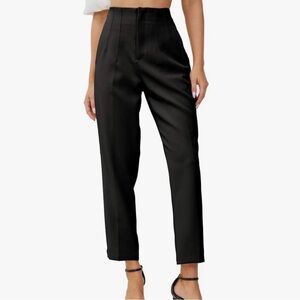 Zara Black Pleated Trouser Sz Small